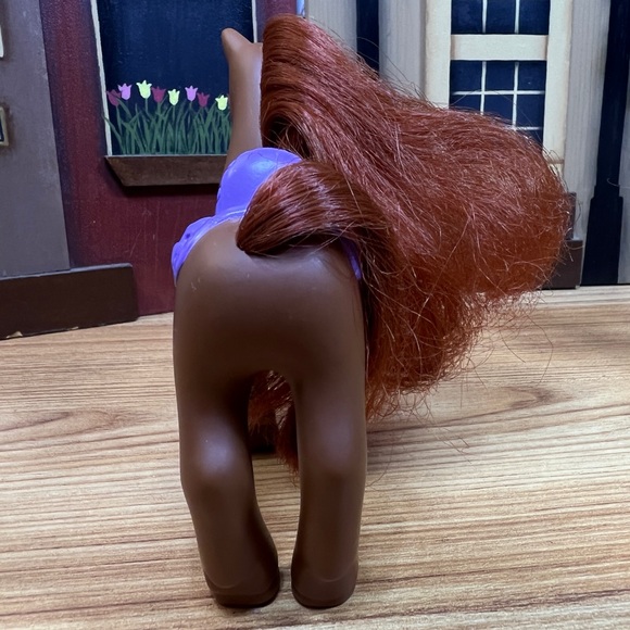 2 Dora The Explorer Horses with Saddles Brown 5 Inches Tall Mattel 2012 - Picture 7 of 10